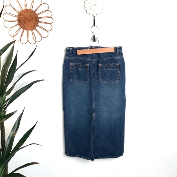 Vintage Old Navy Denim Skirt - Picture 2 of 8